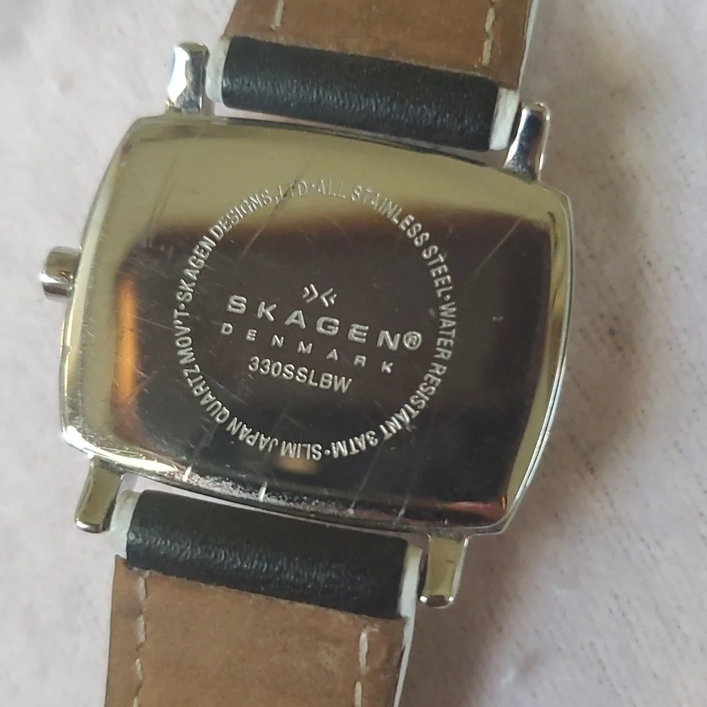 Skagen Denmark Slim Water Resistant Battery Operated Bracelet Watch